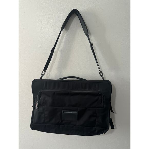 Victorinox Swissgear Strap Garment Bag Black Canvas Travel - Picture 1 of 9